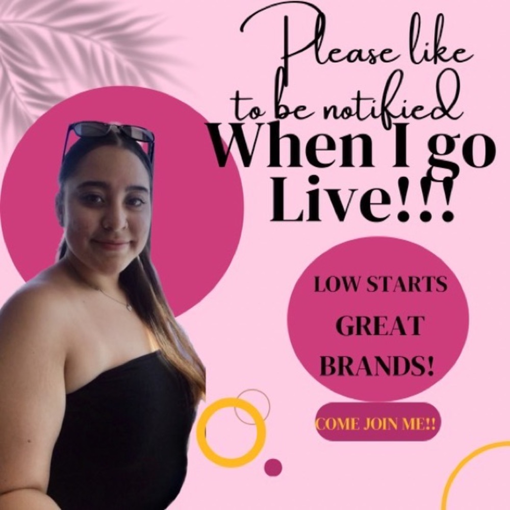 👗LIKE THIS POST TO BE NOTIFIED WHEN I GO LIVE!!
